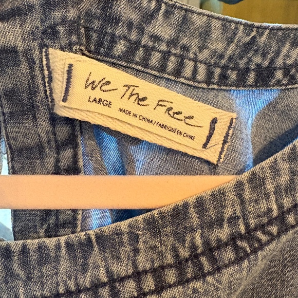 We the Free Denim Swing Top - large - Picture 2 of 4